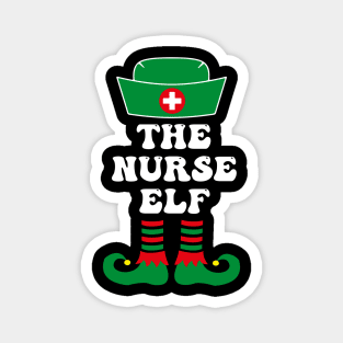 The Nurse Elf Magnet
