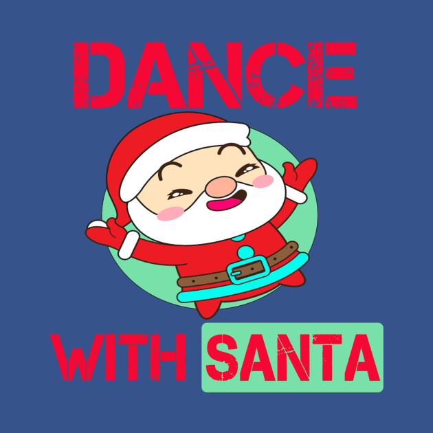 Dancing with Santa by Sam art