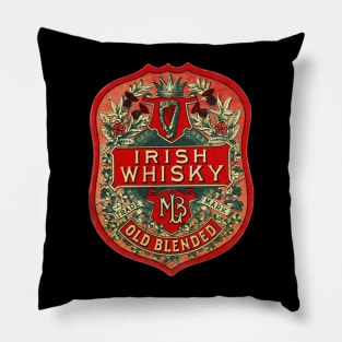 VINTAGE IRISH WHISKEY Pillow