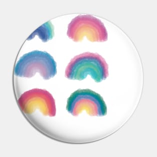 Rainbow Geodes Pin