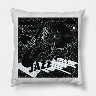 Get Fired Up for Jazz Day: Let the Music Ignite Your Soul! Pillow