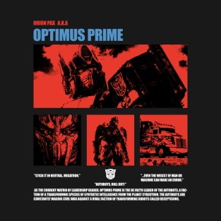 Optimus Prime AKA orion Pax T-Shirt