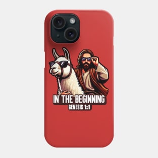 Genesis 1:1 In The Beginning Phone Case