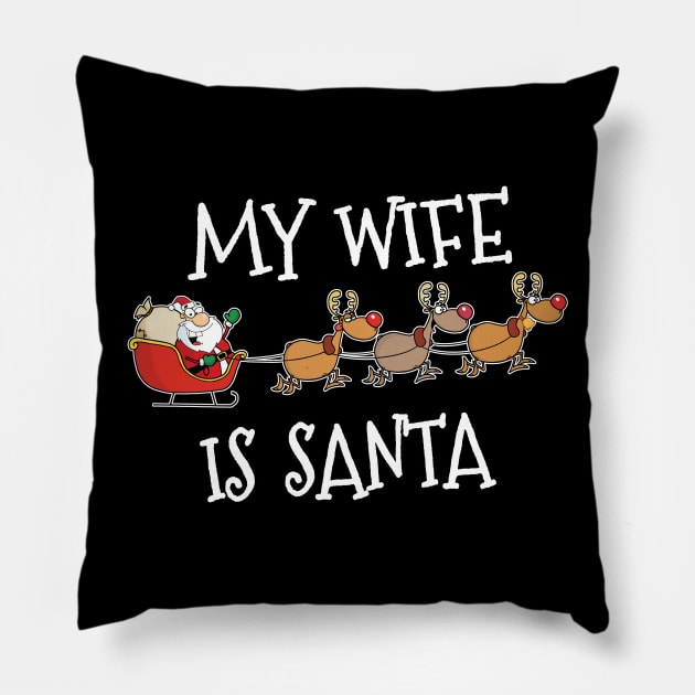 Matching family Christmas outfit Wife Pillow by JamesBosh