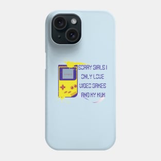 Sorry Girls I only love video games and my Mum, Start Phone Case