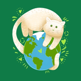 CAT on the planet Earth T-Shirt