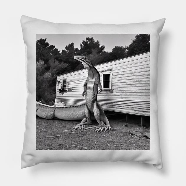 End Of Days No. 267 Pillow by 21st Century Wombat