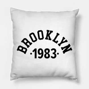 Brooklyn Chronicles: Celebrating Your Birth Year 1983 Pillow