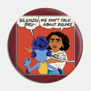 Silenzio Slap Pin