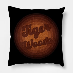 Tiger Woods - Vintage Style Pillow