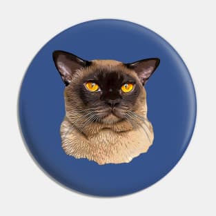 Burmese Cat Pin