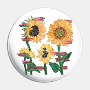 Sunflowers Pin