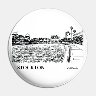 Stockton - California Pin