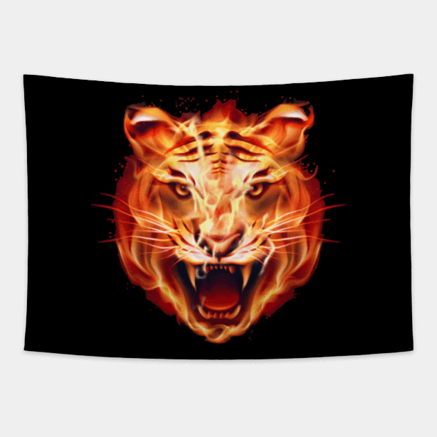 Tiger Tapestry by Dorran