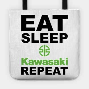 Eat Sleep Kawasaki Repeat Tote