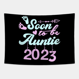 Soon to be Auntie 2023 First Time Mom Tapestry