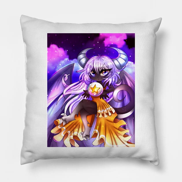 Cosmic Guardian Pillow by rocioam7