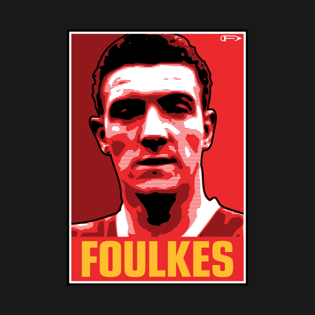 Foulkes - MUFC by David Foy Art