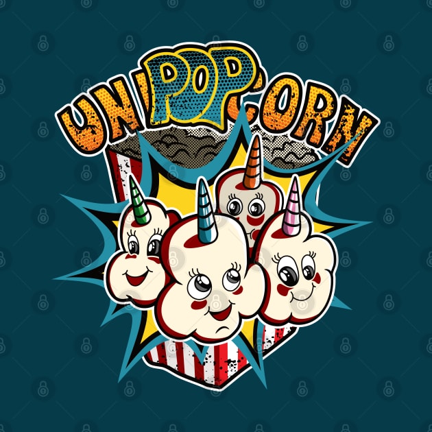 Unicorn Popcorn (The Uni-POP-Corn) by dkdesigns27