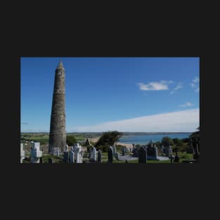 St. Declan’s Monastery overlooking  Ardmore bay T-Shirt