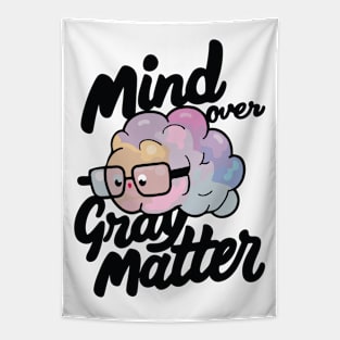 Mind over gray matter brain Tapestry