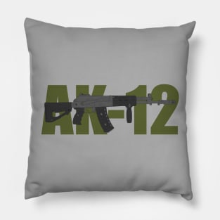 AK-12 (Kalashnikov assault rifle ) color version Pillow