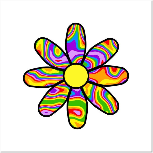 Rainbow Flowers Applique Block – Wee Folk Art