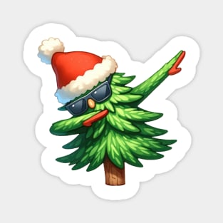 Christmas Tree Dabbing Dance Magnet