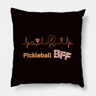 Best Friends Forever BFF pickleball Player Pillow