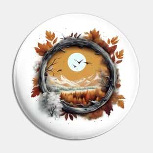 Autumn Scenery Pin