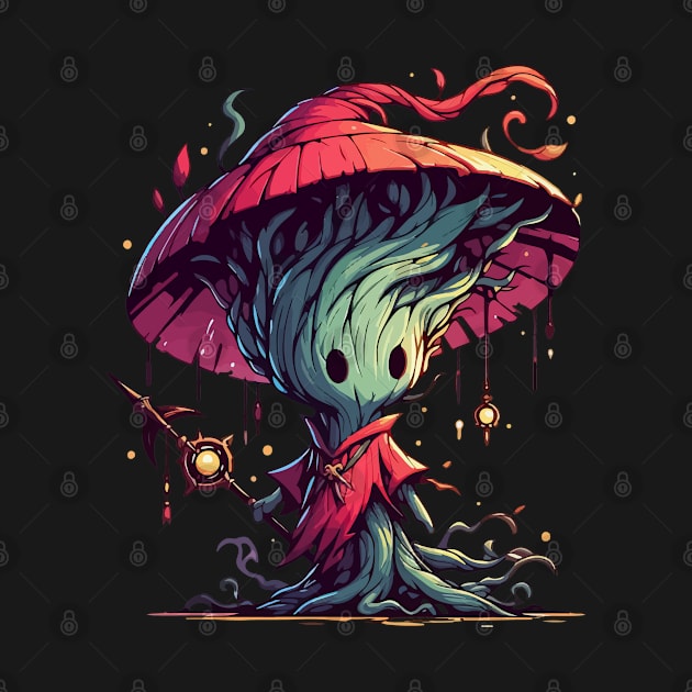 Kawaii Forest Tree Mage Wizard Spirit by TomFrontierArt