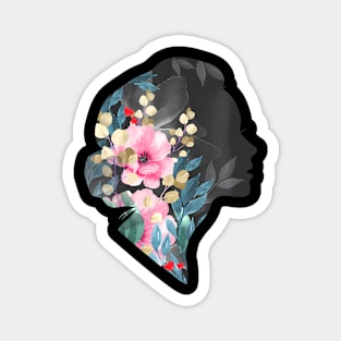 Awesome Girls Womens Day 8The March Floral Womens Graphic Magnet