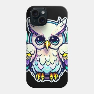 "Mystical Elegance: A Creative and Exquisitely Beautiful Owl Design" Phone Case