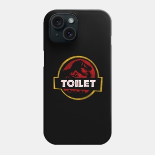 Jurassic toilet Phone Case