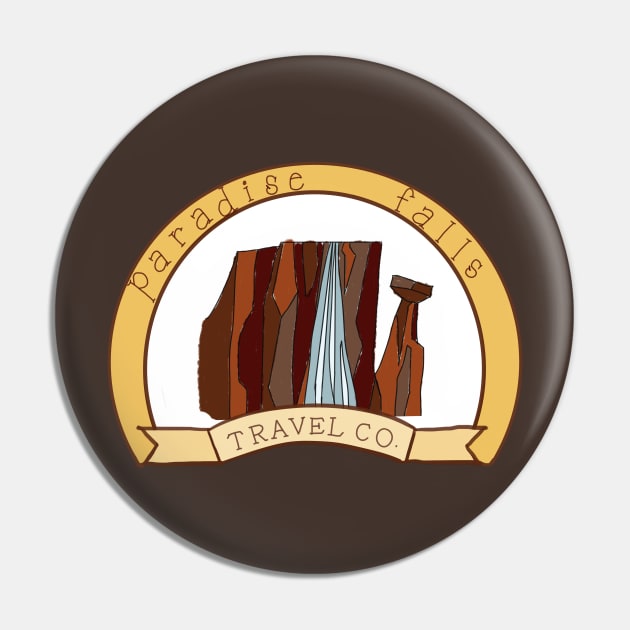 Paradise Falls Travel Co. Pin by FrecklefaceStace