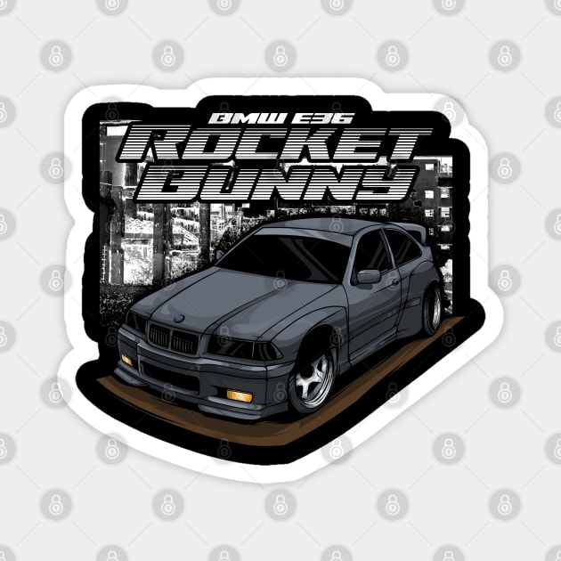 Rocket Buny Kit E36 Magnet by CFStore