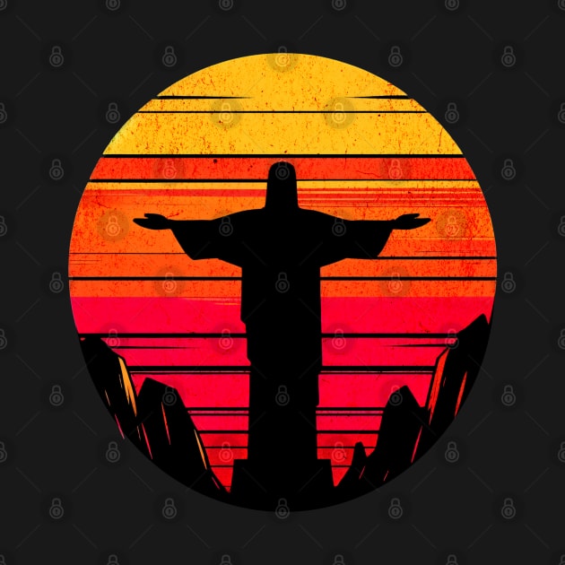 Christ the Redeemer Rio de Janeiro Design by Miami Neon Designs