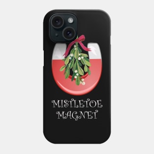 Mistletoe Magnet White Lettering Phone Case