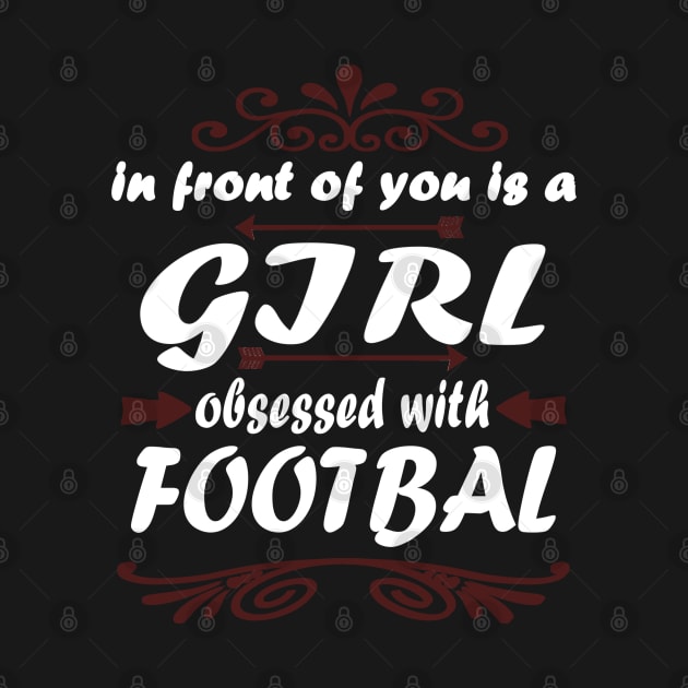 Football girl gift women tackle women by FindYourFavouriteDesign