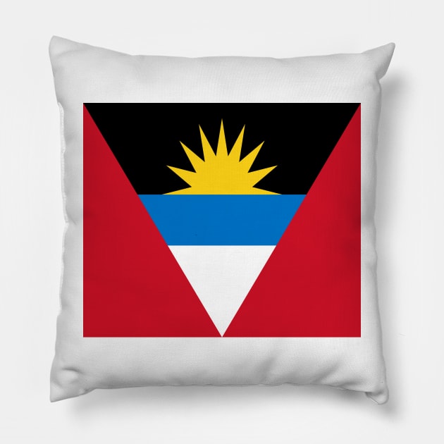 Antigua and Barbuda Flag Pillow by flag for all