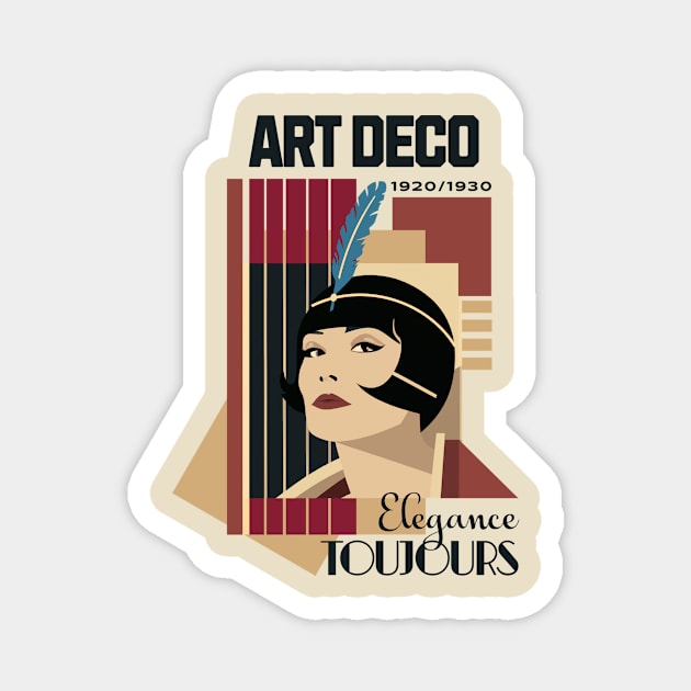 Artdeco Style Magnet by CHromatic.Blend