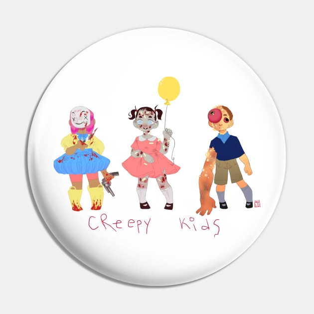 Creepy Kids Pin by Yandere_Donut