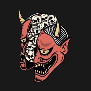 Devil and skull, Evil and skull T-Shirt