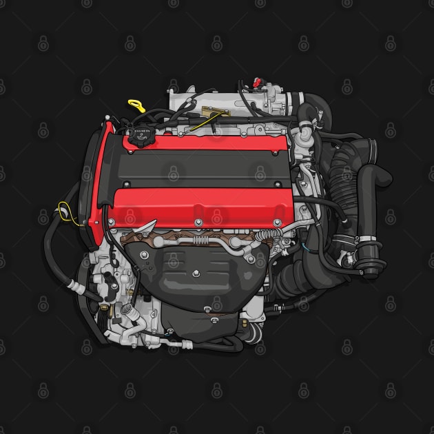 4G63 engine sticker by ArtyMotive