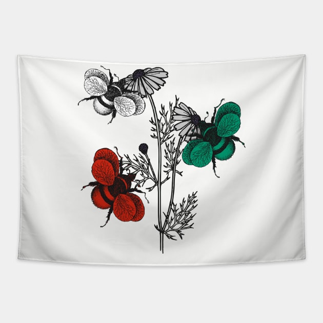 Bulgaria Bee Swarm Tapestry by Fusti