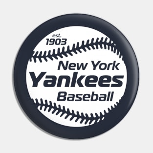 Yankees 80s Retro Ball Pin