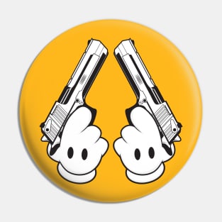 Toon Hand-Guns Pin
