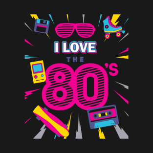 I Love The 80s retro style T-Shirt