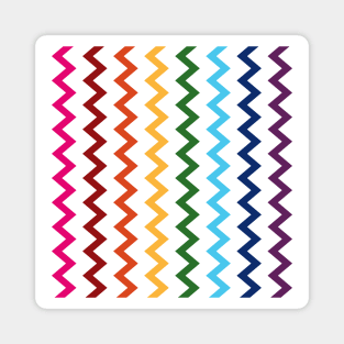 Rainbow Chevron Magnet