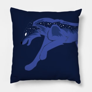 Night Wolf Pillow